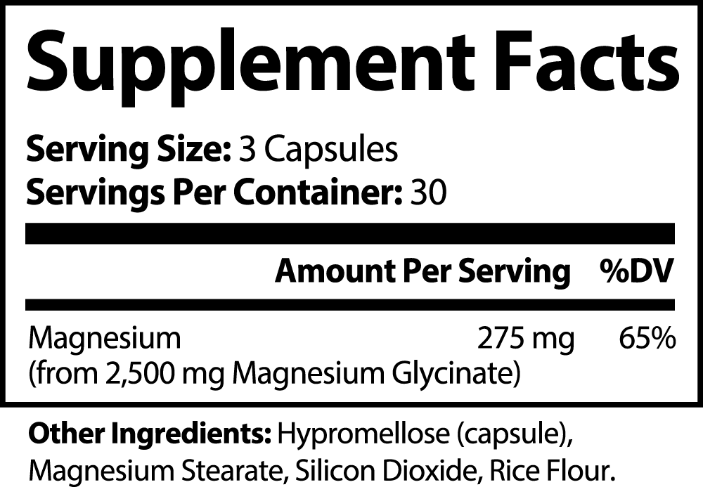 Magnesium Glycinate: Reduce Stress | HealthyMVMT