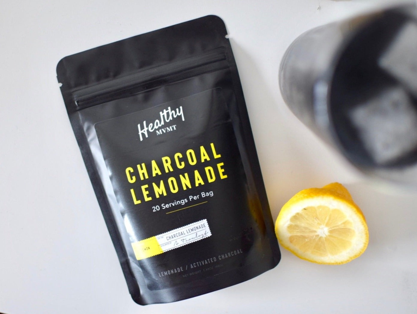 Charcoal Lemonade | Juice Powder by HealthyMVMT