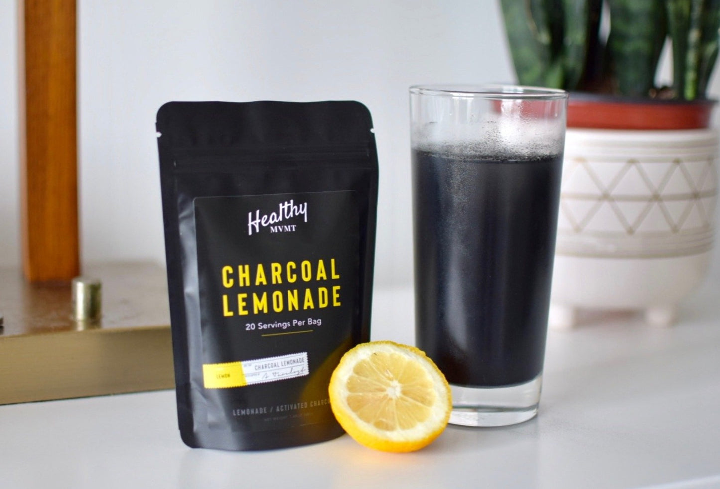 Charcoal Lemonade | Juice Powder by HealthyMVMT