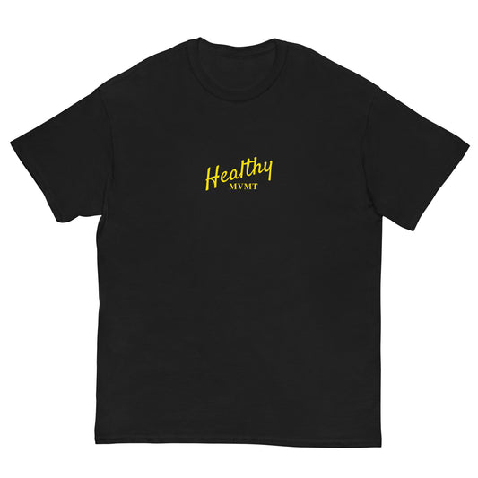 HealthyMVMT (Black) | Men's T-Shirt by HealthyMVMT