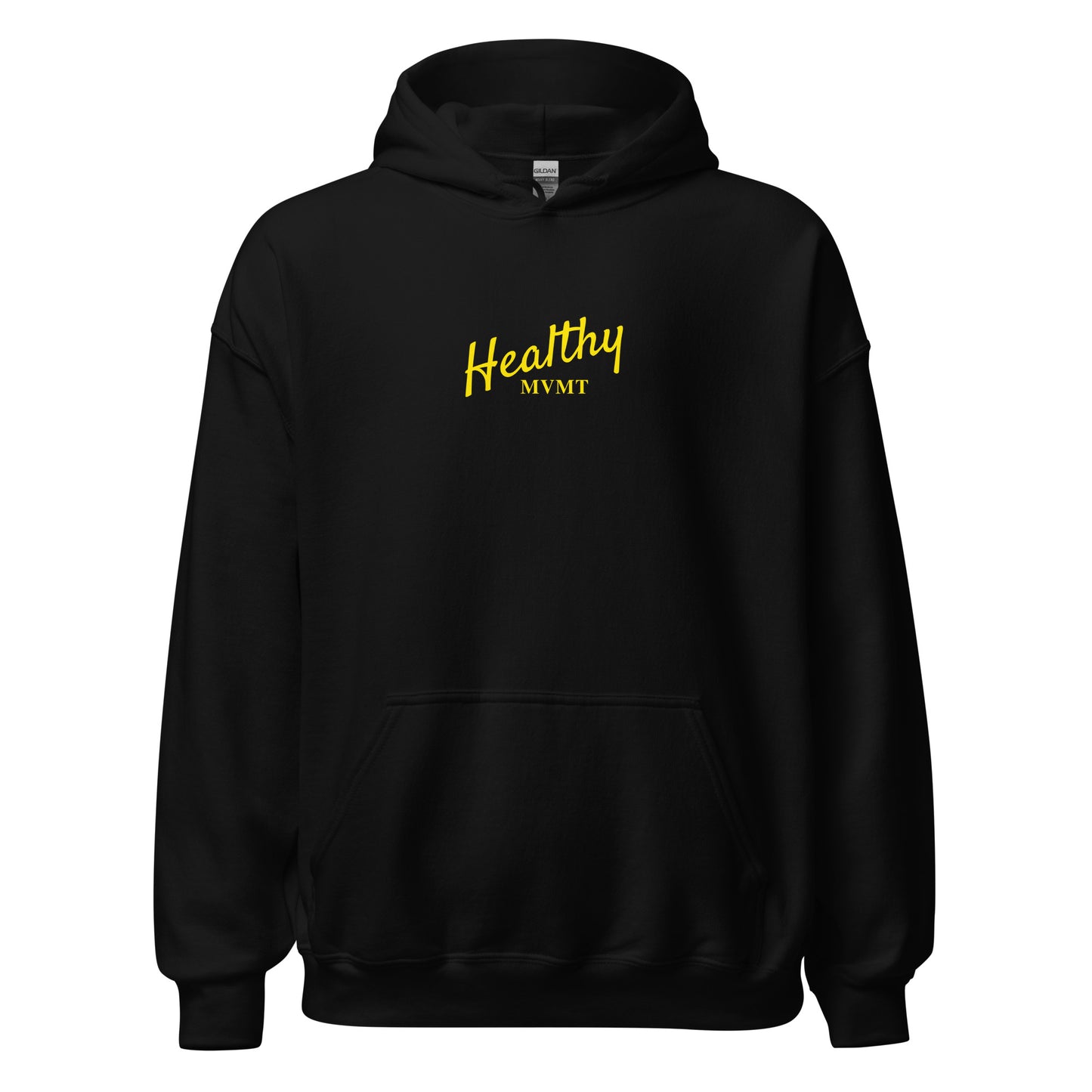 HealthyMVMT (Black) | Men's Hoodie by HealthyMVMT