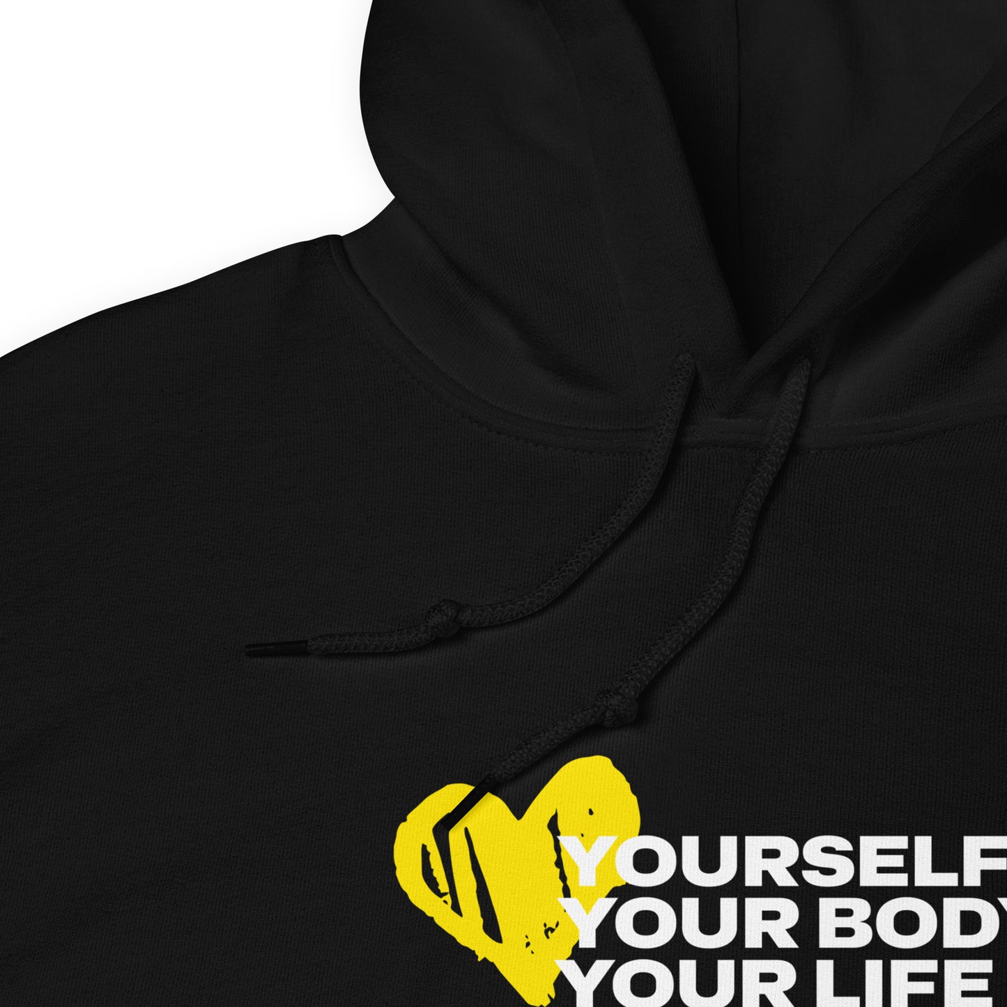 Love Yourself (Black) | Women's Hoodie by HealthyMVMT