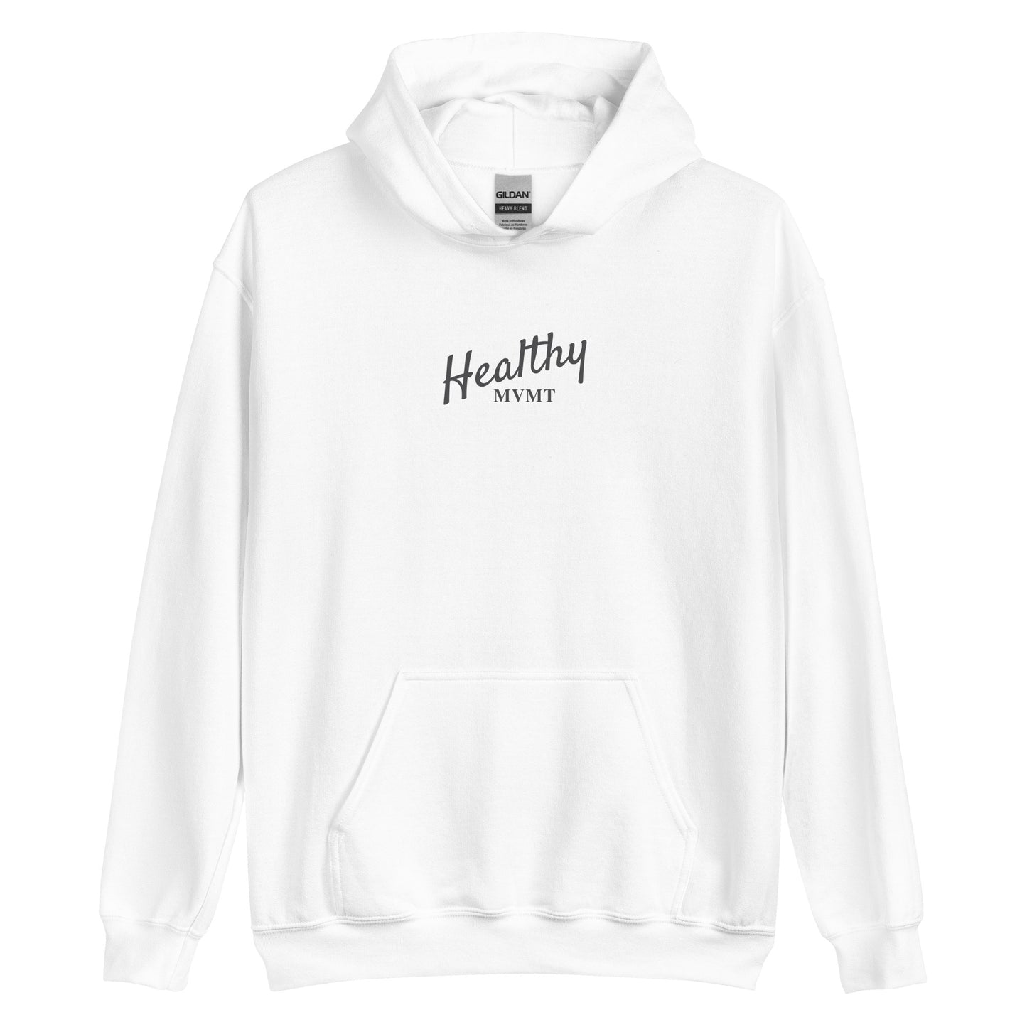 HealthyMVMT (White) | Men's Hoodie by HealthyMVMT