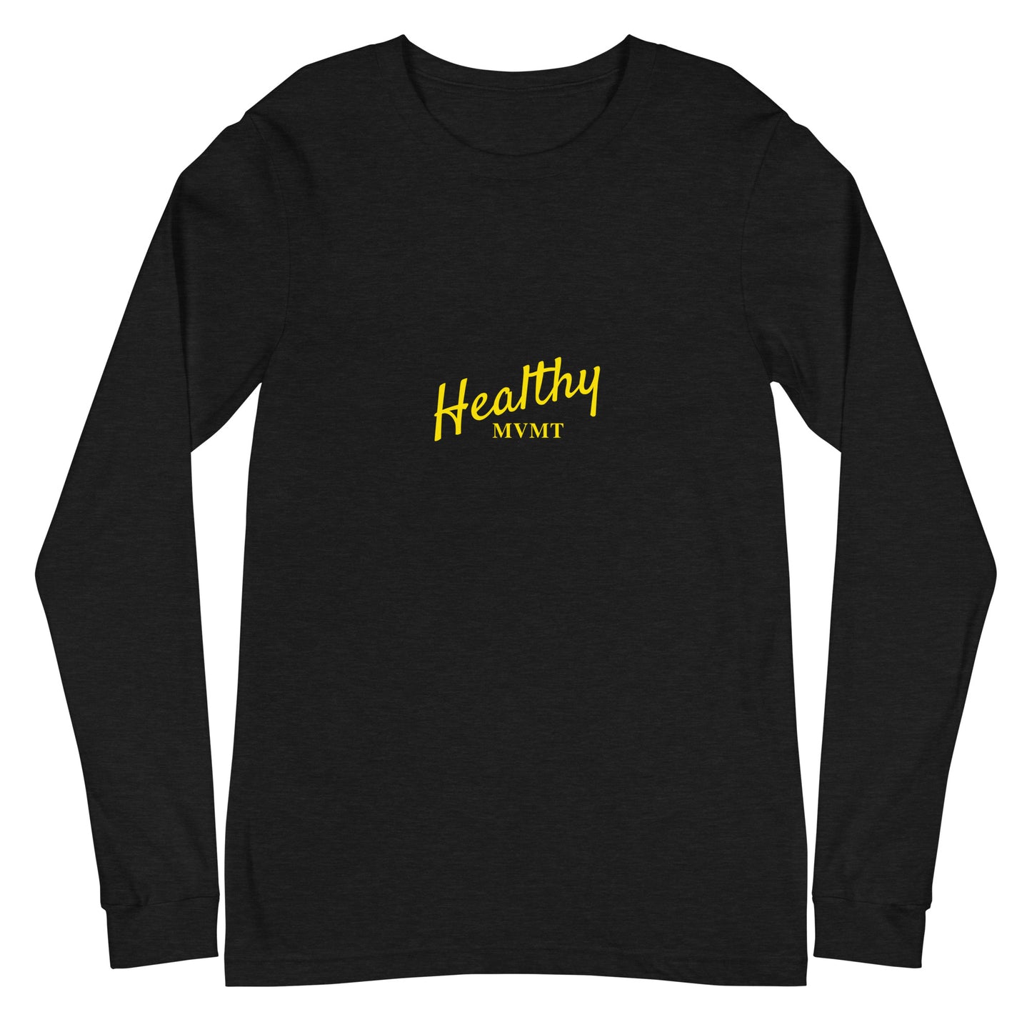 HealthyMVMT (Black) | Women's Long Sleeve Tee by HealthyMVMT