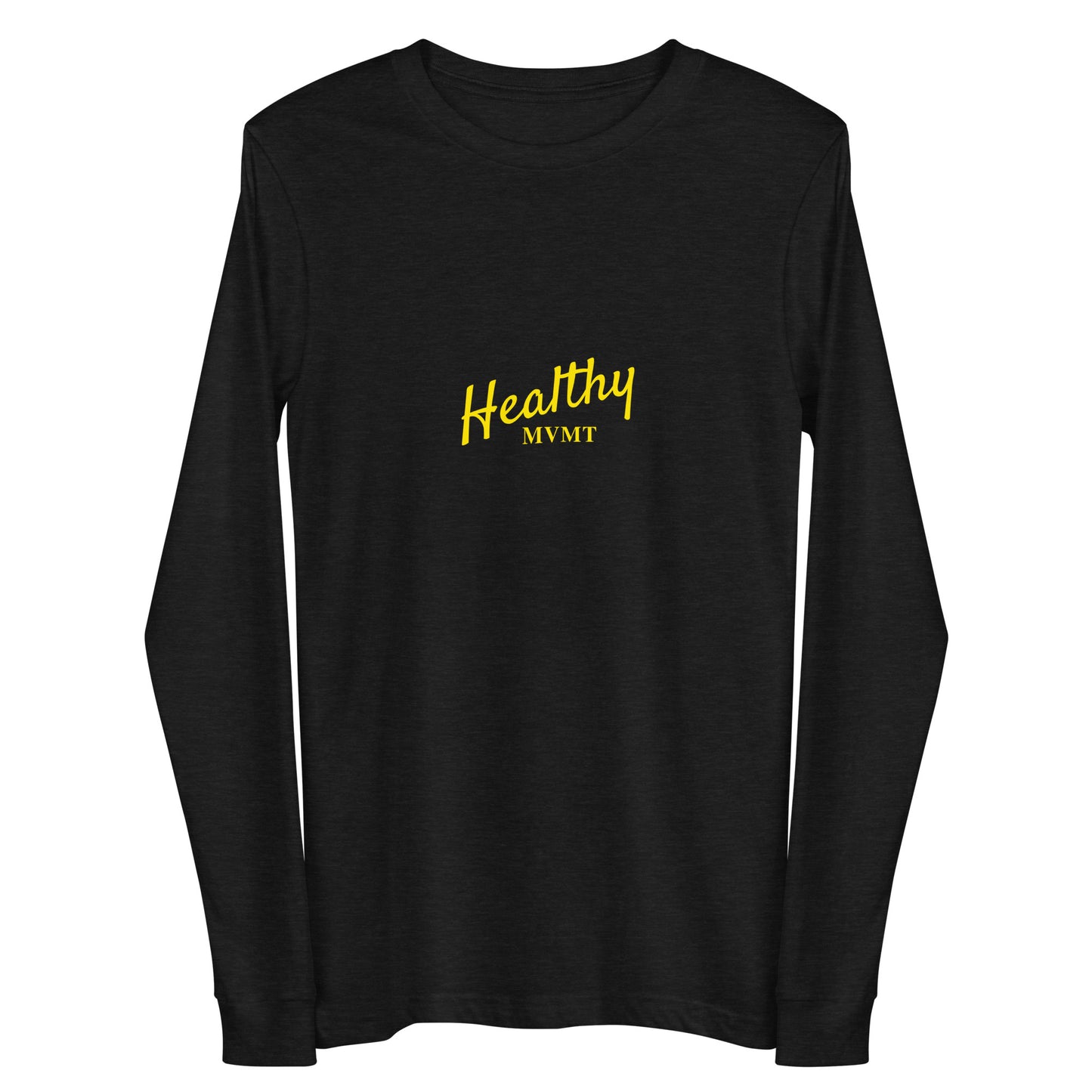 HealthyMVMT (Black) | Women's Long Sleeve Tee by HealthyMVMT