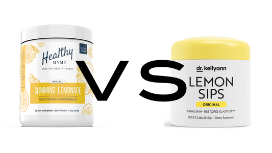 Dr Kellyann©  Lemond Sips vs. HealthyMVMT Slimming Lemonade | HealthyMVMT Blog