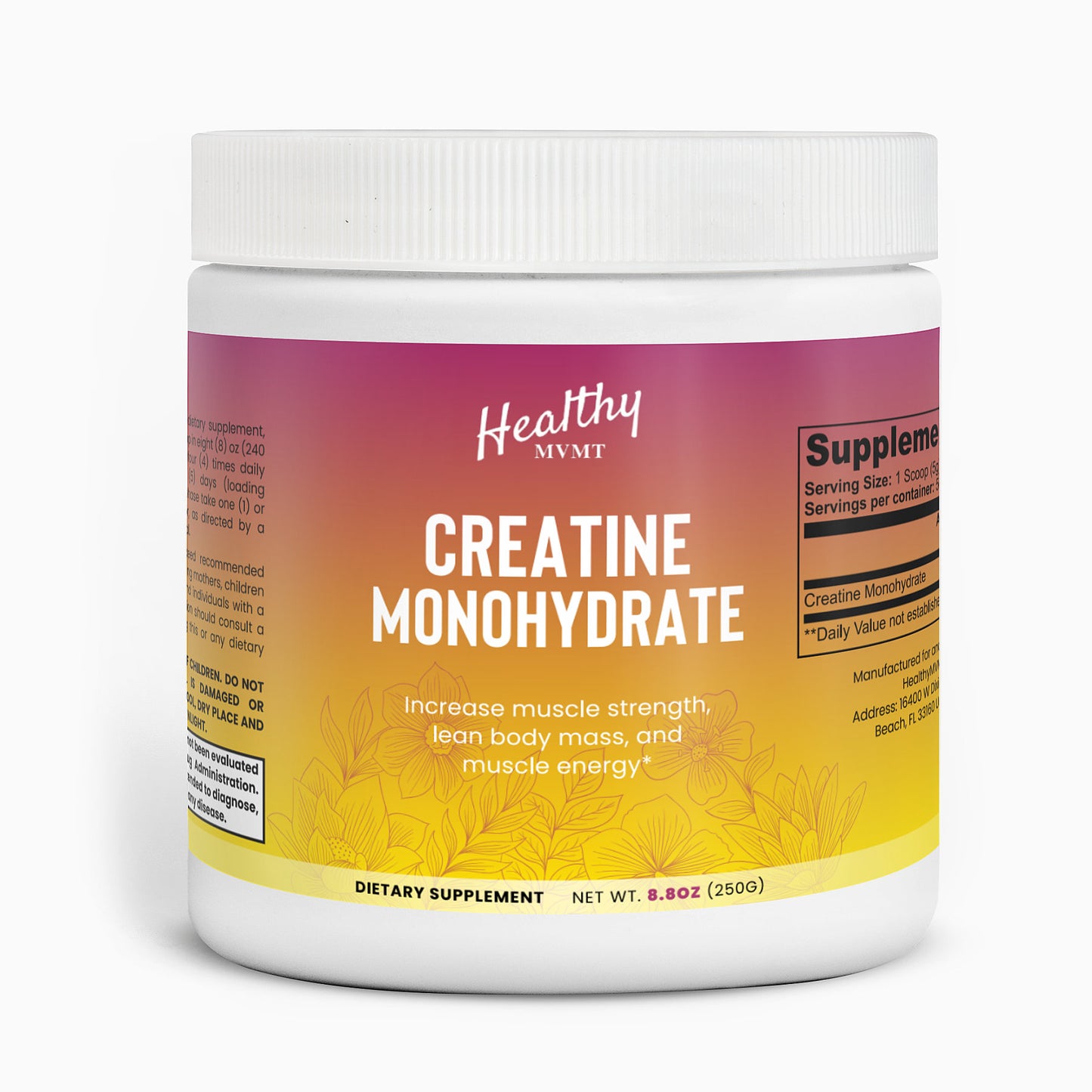 Creatine Monohydrate | HealthyMVMT