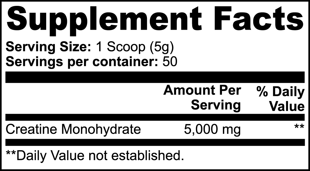 Creatine Monohydrate | HealthyMVMT