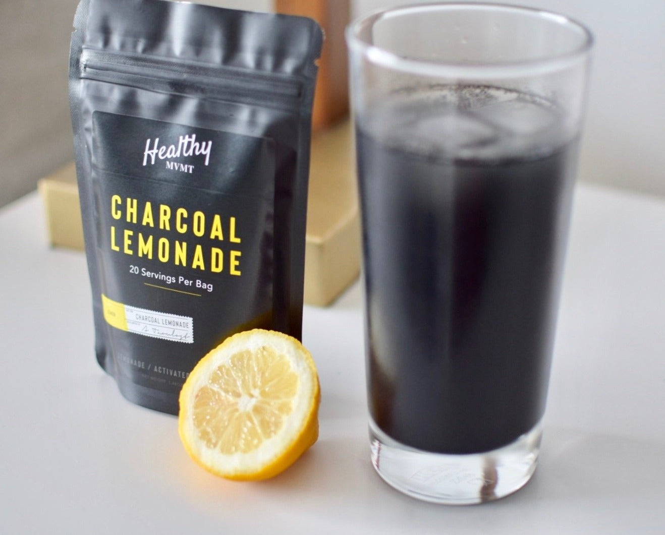Charcoal Lemonade | Juice Powder by HealthyMVMT