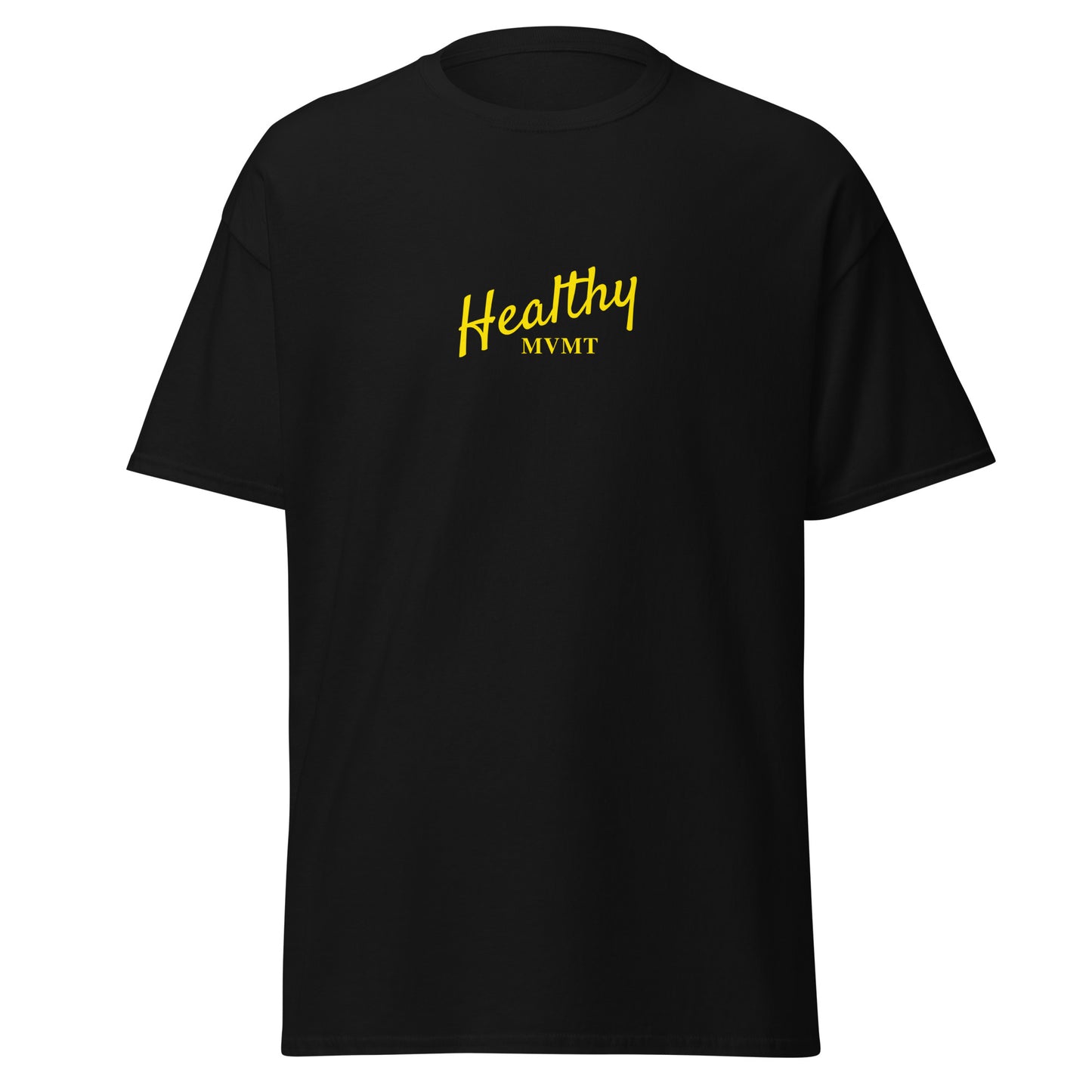 HealthyMVMT (Black) | Men's T-Shirt by HealthyMVMT