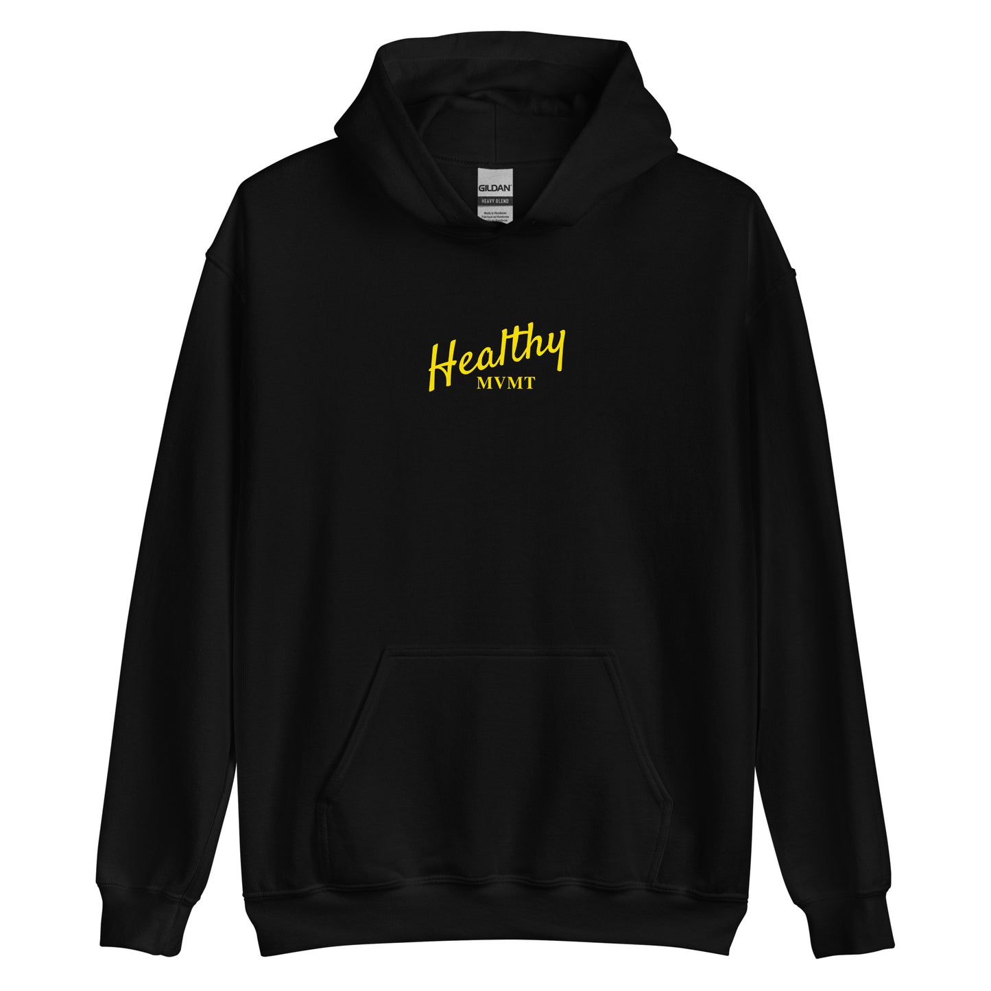 HealthyMVMT (Black) | Men's Hoodie by HealthyMVMT