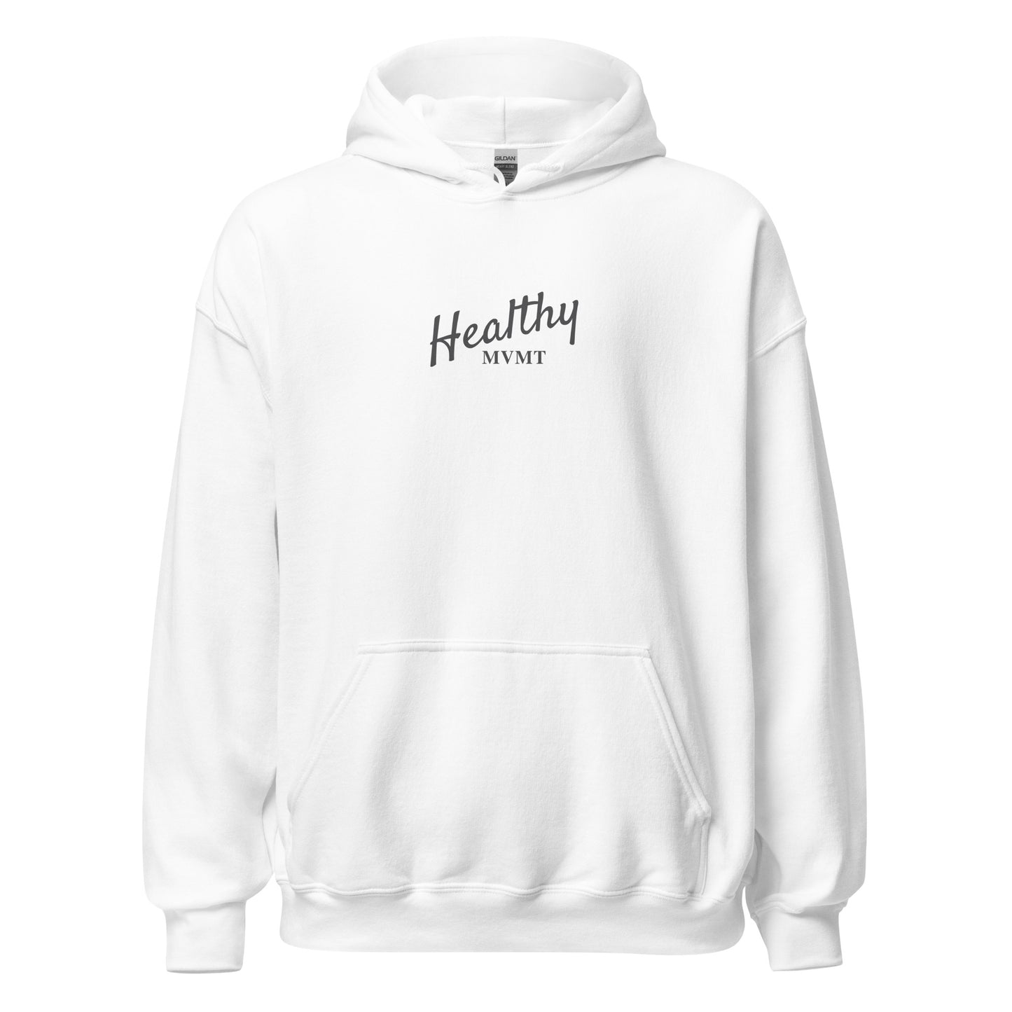 HealthyMVMT (White) | Men's Hoodie by HealthyMVMT